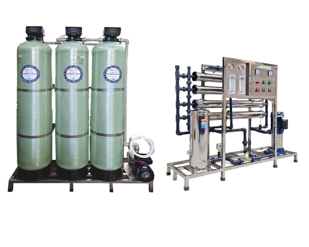 Máy lọc nước tinh khiết KOSOVOTA 1000L/h HT1000/AT (PPR Hoặc UPVC) Màng Taptec + Hạt Cation K-8 Thụy Điển - ảnh 2