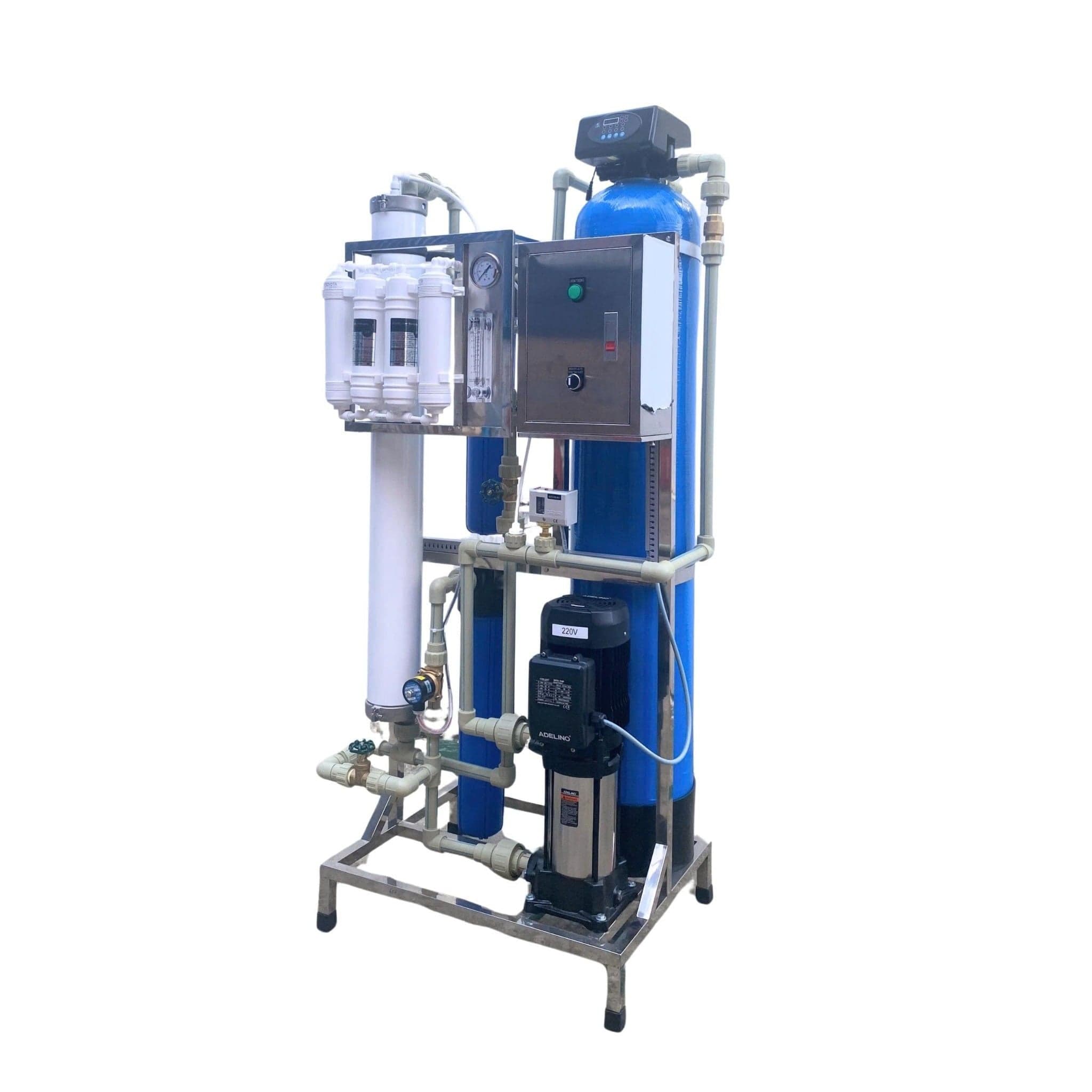 Máy lọc nước tinh khiết KOSOVOTA 200L/h HT200/AT.4040 (PPR Hoặc UPVC) Màng Taptec + Hạt Cation K-8 Thụy Điển - ảnh 3