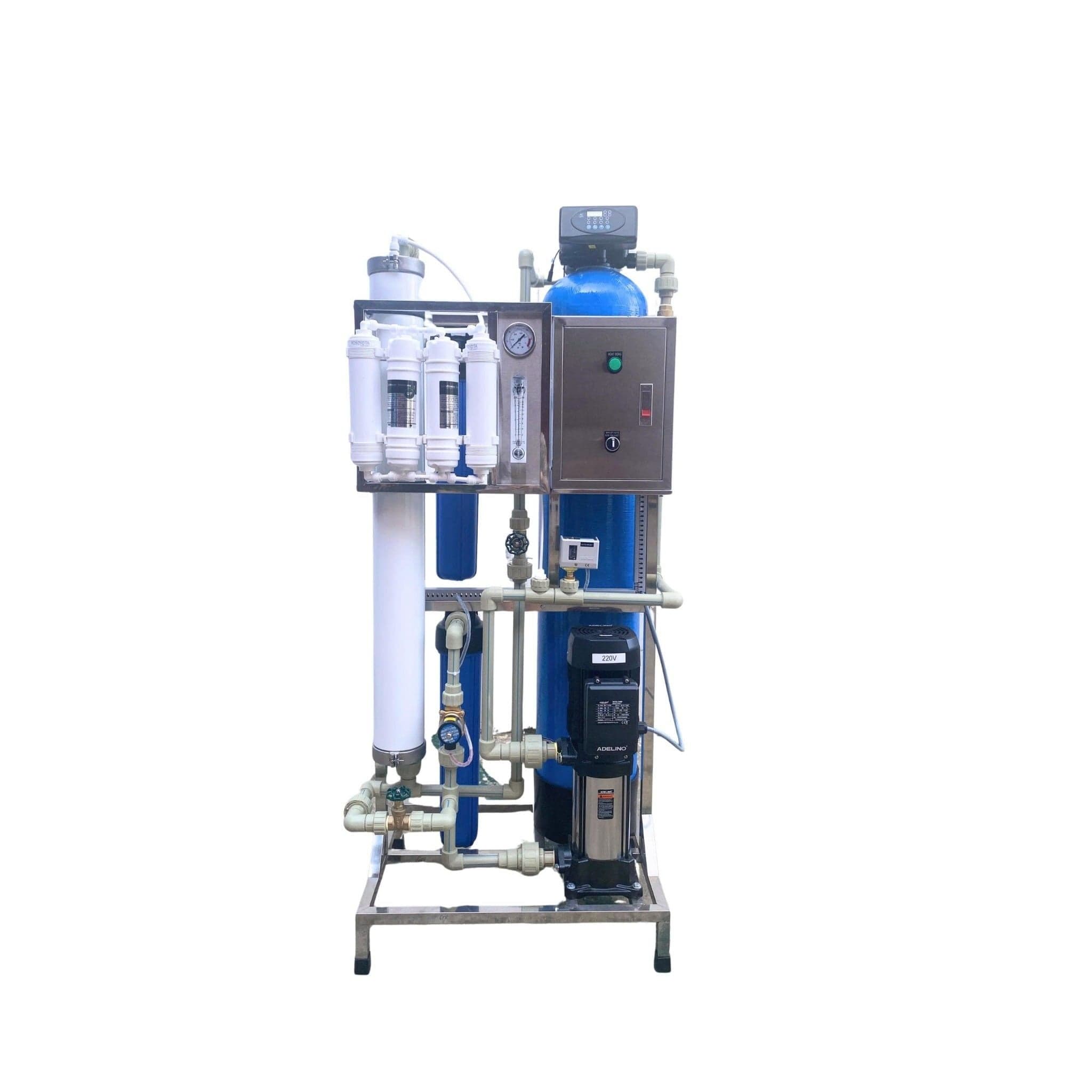 Máy lọc nước tinh khiết KOSOVOTA 200L/h HT200/AT.4040 (PPR Hoặc UPVC) Màng Taptec + Hạt Cation K-8 Thụy Điển