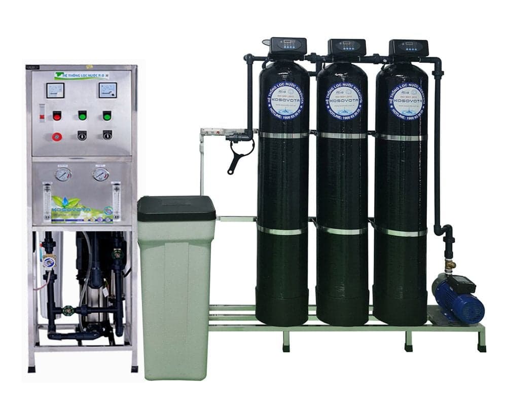 Máy lọc nước tinh khiết KOSOVOTA 250L/h HT250/AT (PPR Hoặc UPVC) Màng Taptec + Hạt Cation Canature - ảnh 2