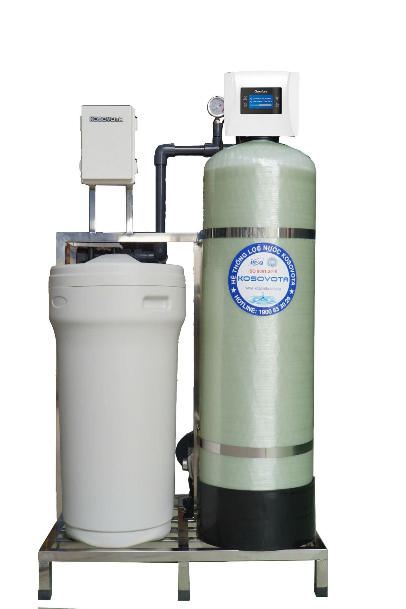 Bộ Làm Mềm KOSOVOTA KSV-666C (Hạt Cation K-8 Thụy Điển)