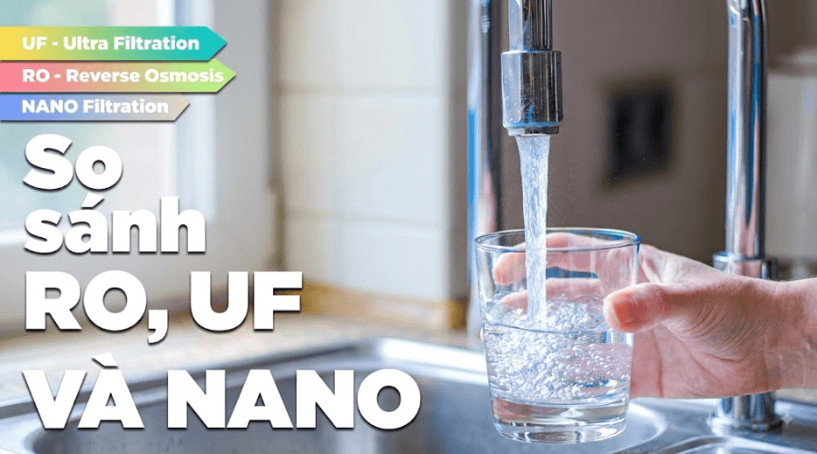 Máy Lọc Nước RO Hay Nano Tốt Hơn? So Sánh RO, Nano và UF Chi Tiết 2026