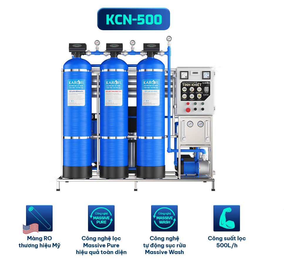 Hệ thống lọc nước RO KAROFI KCN-500