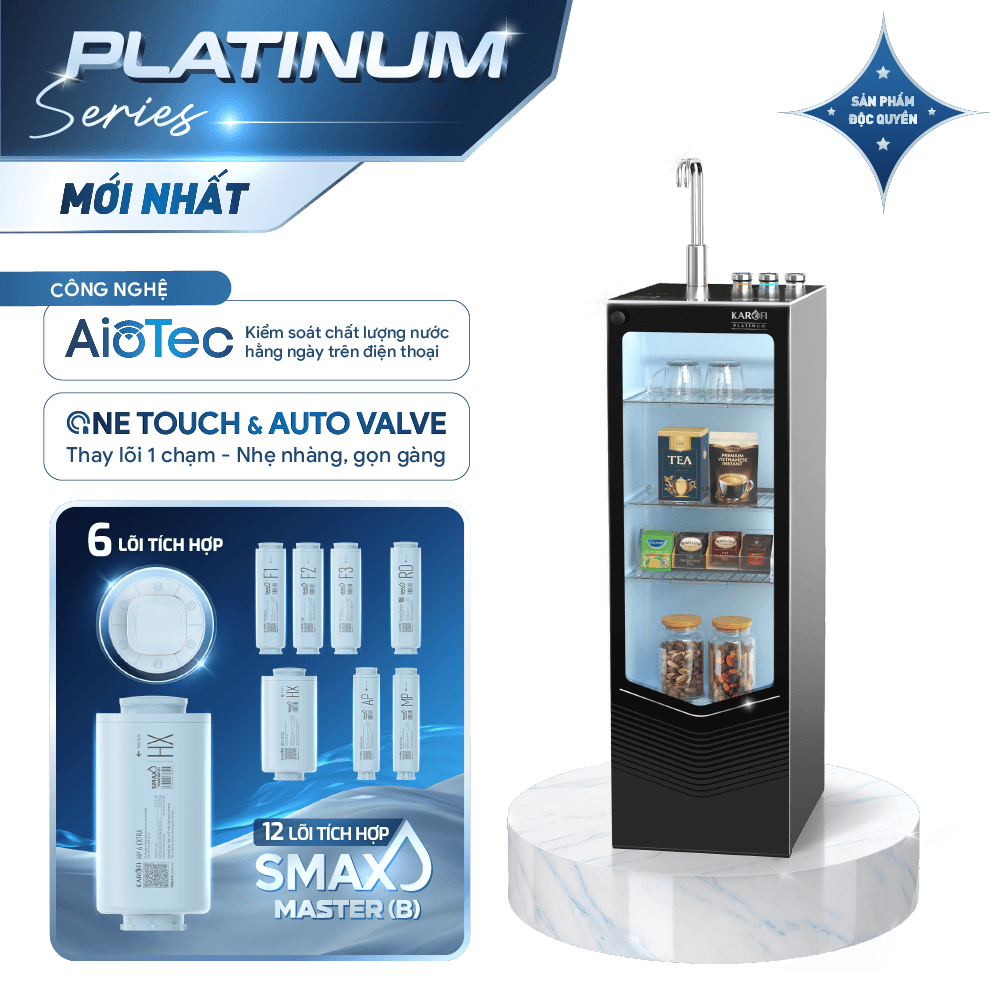 Máy lọc nước nóng lạnh Karofi PLATINUM L26