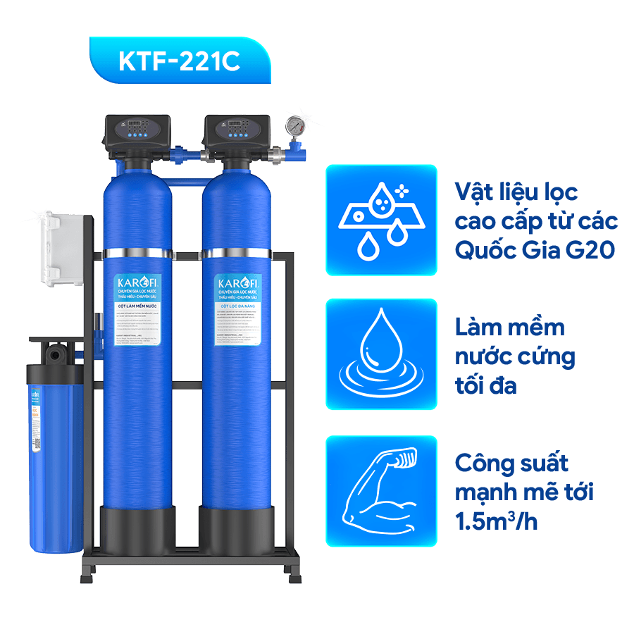 Máy lọc tổng trung tâm Karofi KTF-221C