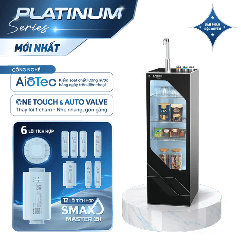 Máy lọc nước nóng lạnh Karofi PLATINUM L36