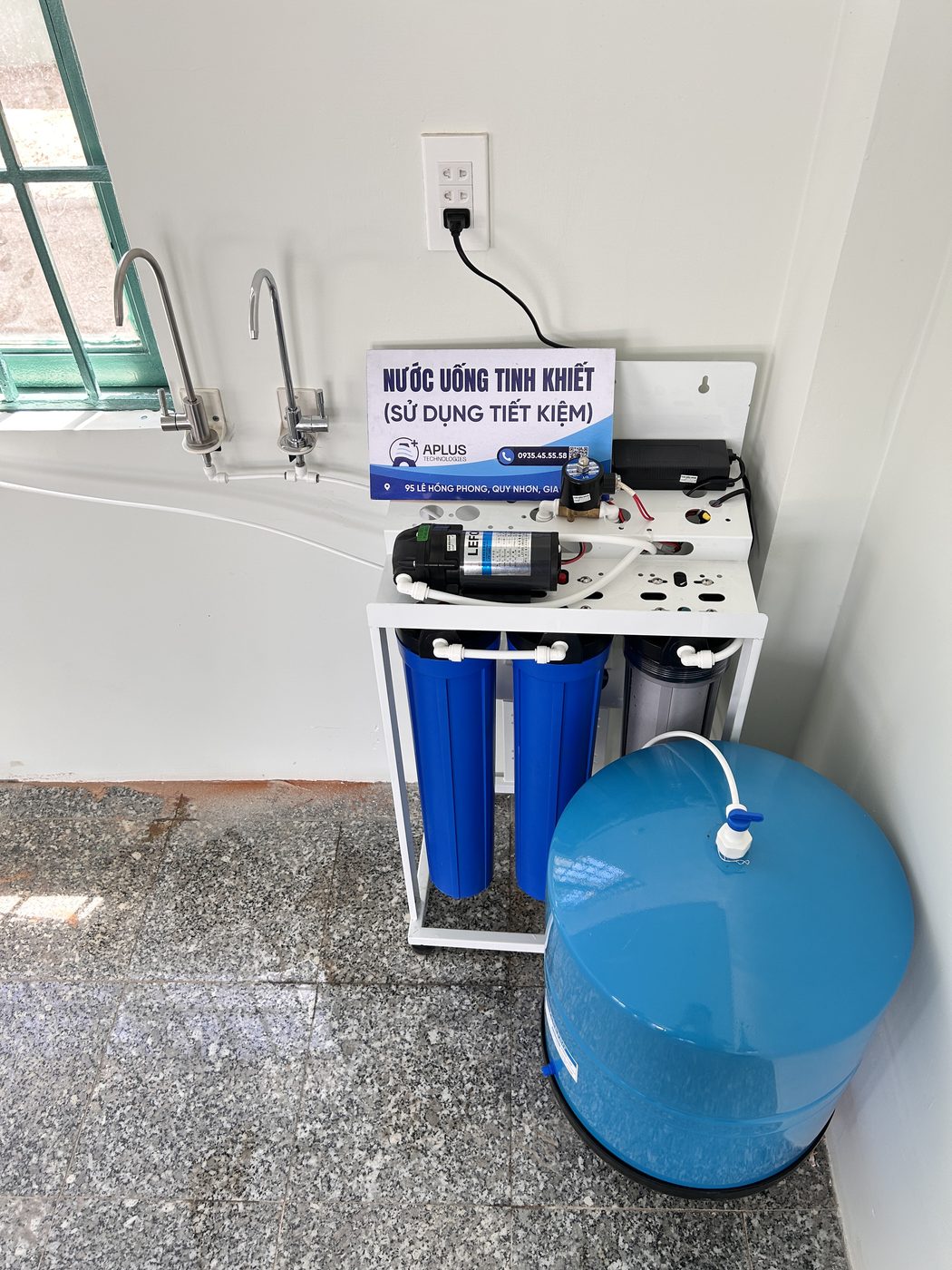 Trạm nước sạch APLUS phục vụ cộng đồng